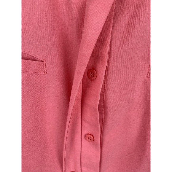Figs Womens Elmina Size Large Pink Collared Button Up Scrub Top with Poc… - Picture 4 of 7